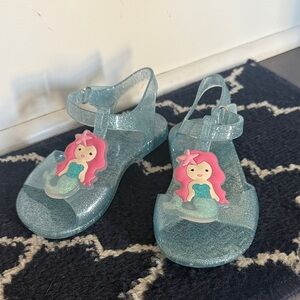 Old Navy Kids Glittery Blue Mermaid Sandals
